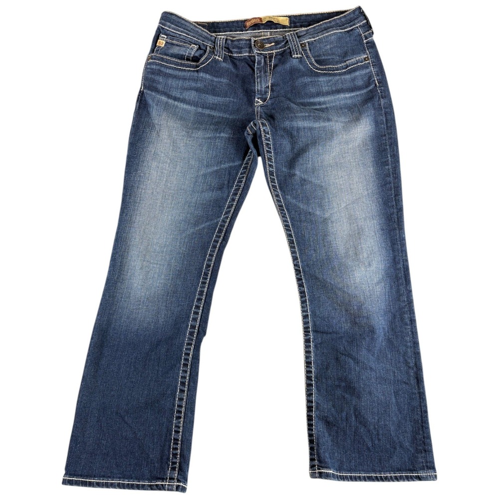 Big Star Remy Jeans Women's 32 Blue Low Rise Bootcut Y2K Western Cowboy Workwear